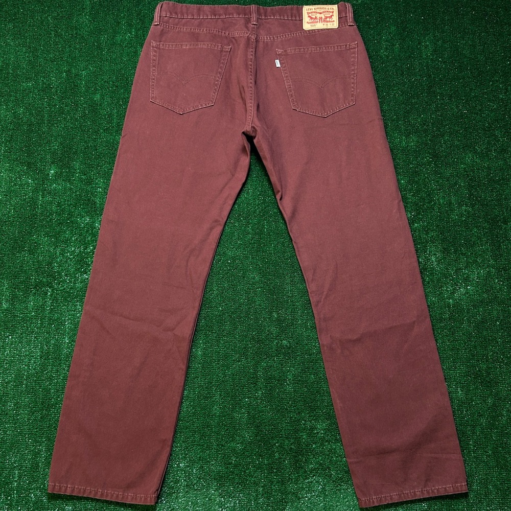 Rare Levi's 505 Bedford Cord "Rum" 36x32 - Picture 3 of 14